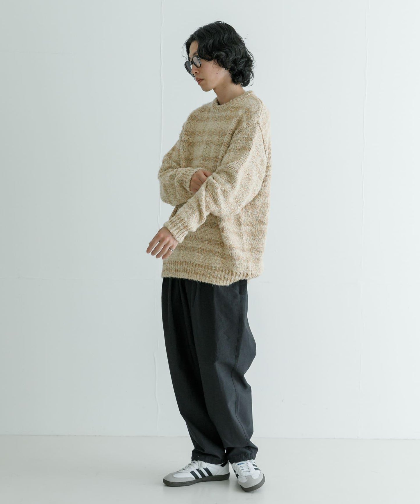 URBAN RESEARCH iD 花式紗混色針織衫