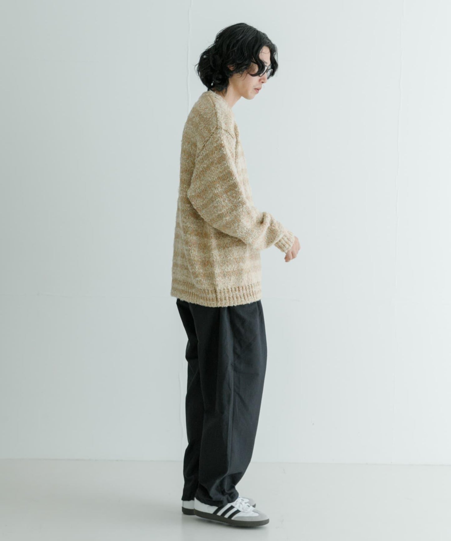 URBAN RESEARCH iD 花式紗混色針織衫
