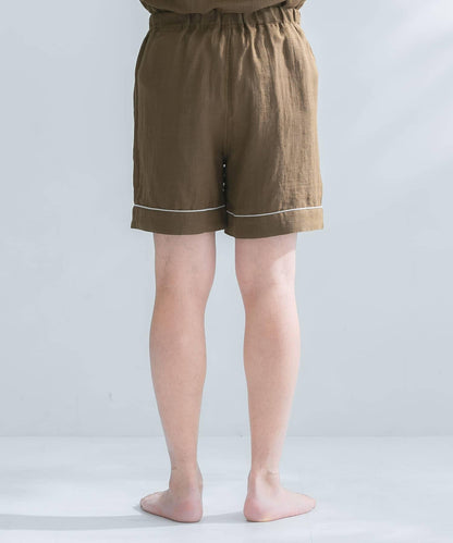 URBAN RESEARCH×UCHINO 柔軟觸感紗布睡衣短褲 M