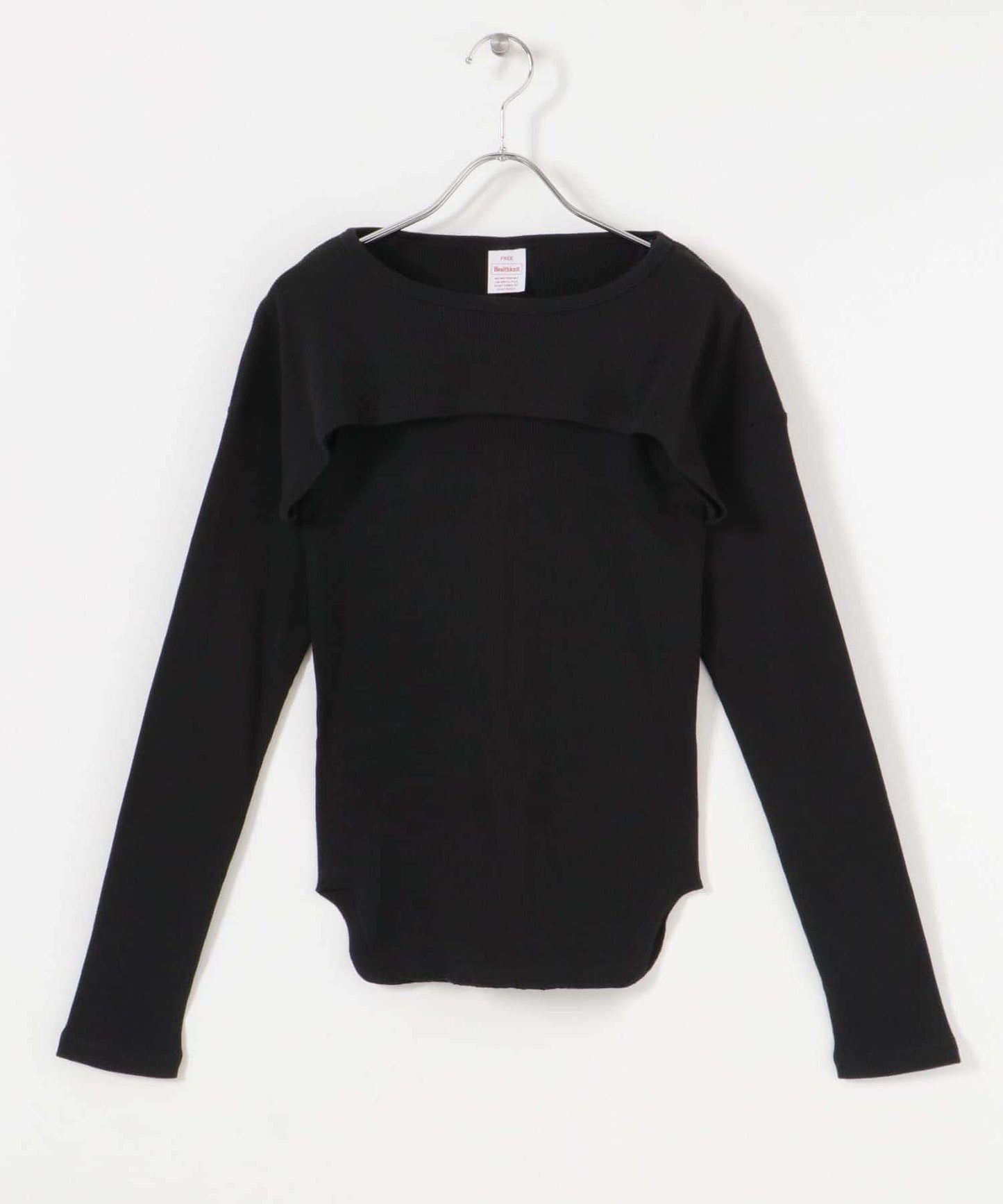 『聯名』Healthknit×URBAN RESEARCH 拼接層疊長袖T恤