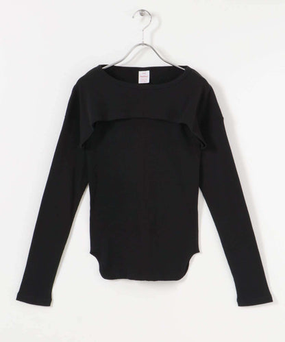 『聯名』Healthknit×URBAN RESEARCH 拼接層疊長袖T恤