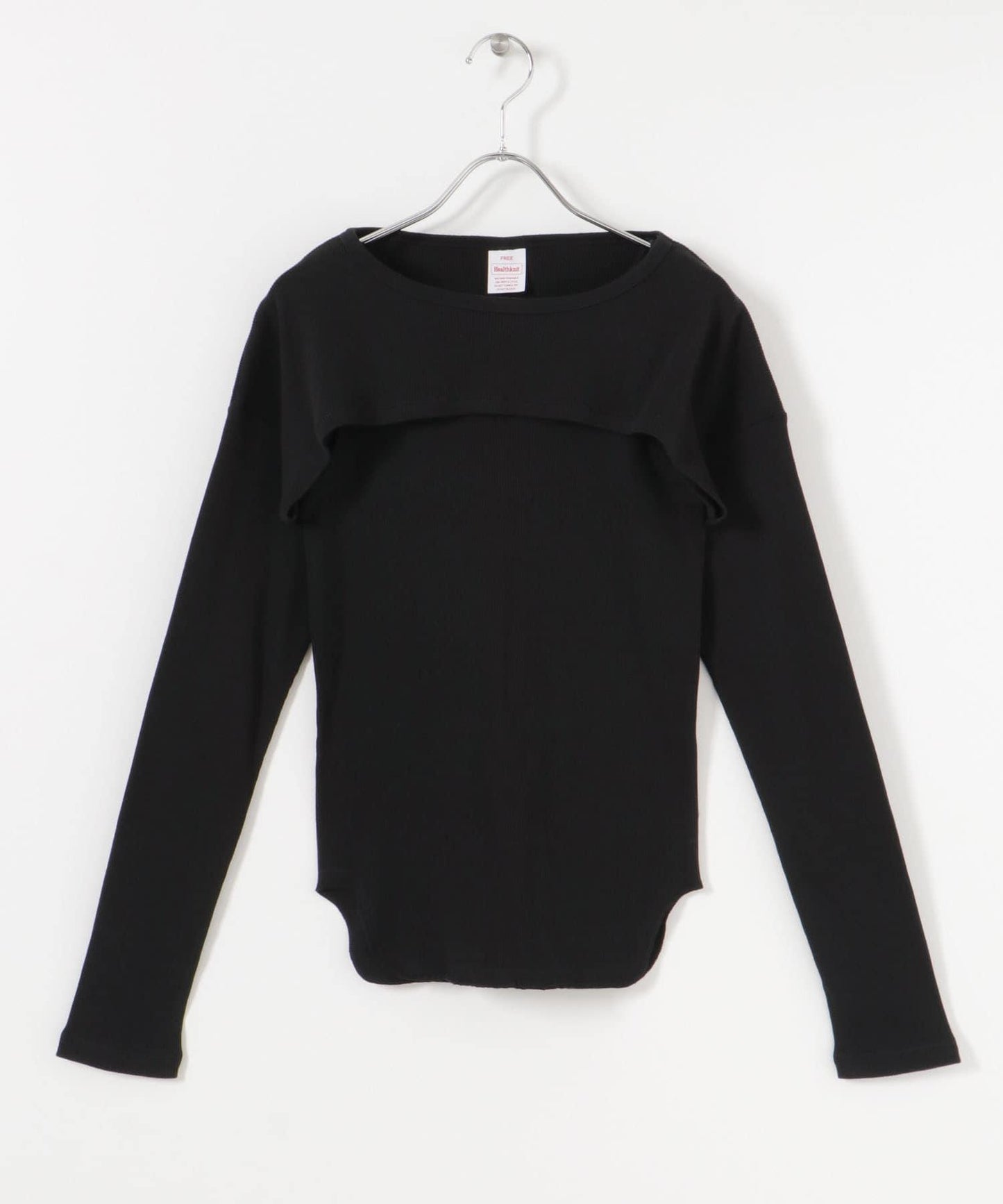 『聯名』Healthknit×URBAN RESEARCH 拼接層疊長袖T恤