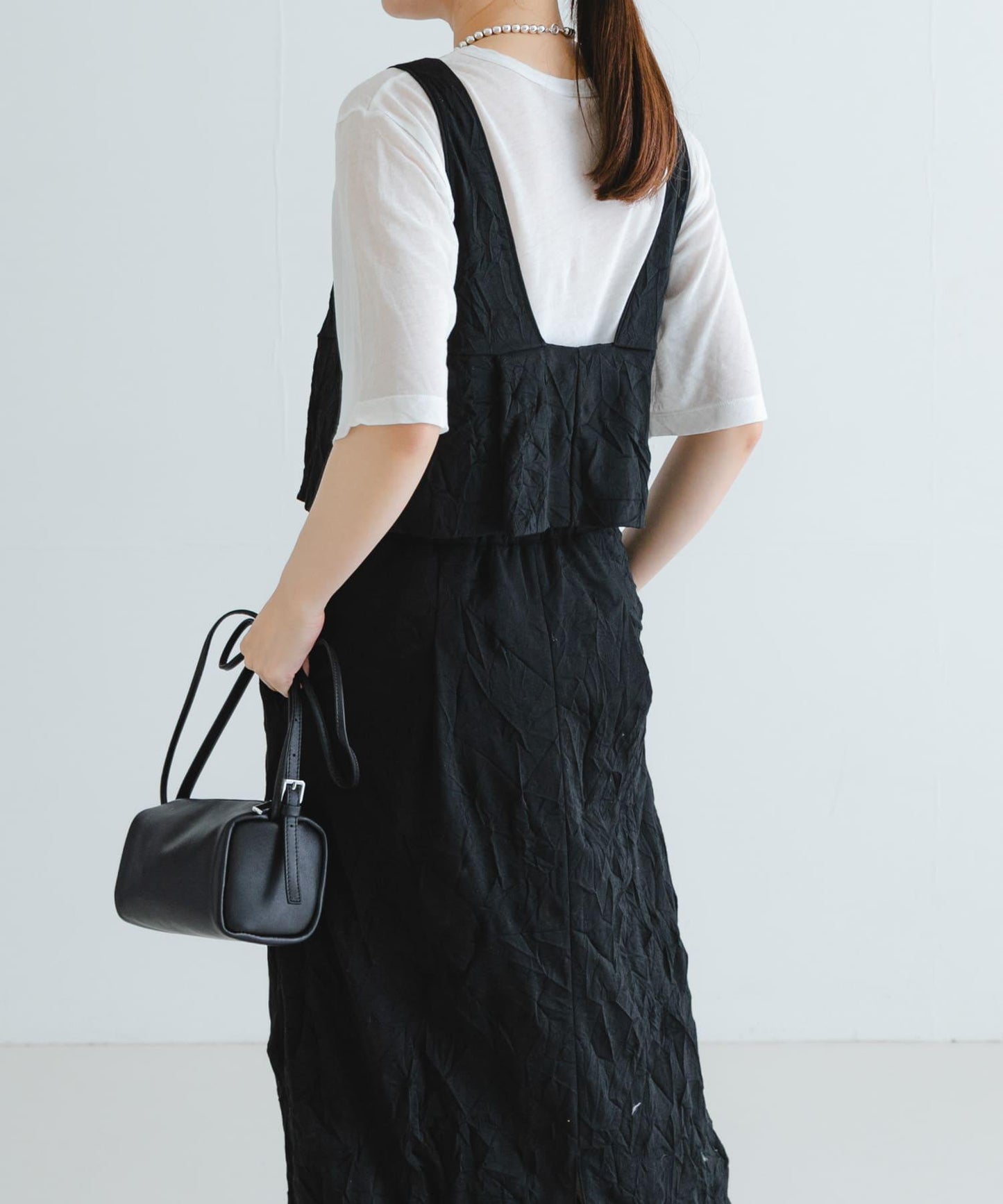 「聯名」GGG×URBAN RESEARCH 短款褶皺上衣