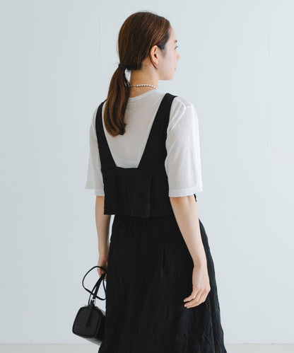 「聯名」GGG×URBAN RESEARCH 短款褶皺上衣