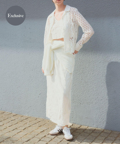 『聯名』GGG×URBAN RESEARCH 褶皺半身裙