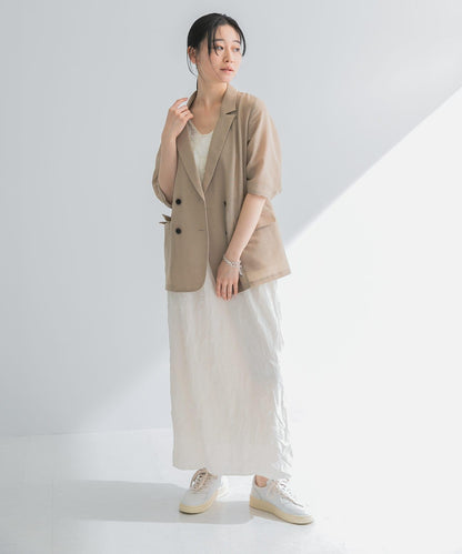 「聯名」GGG×URBAN RESEARCH 短款褶皺上衣