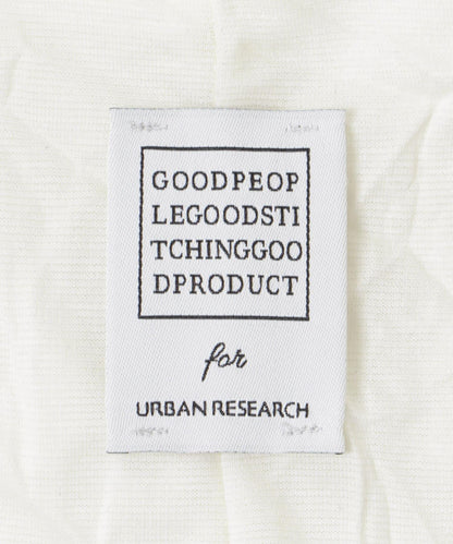 「聯名」GGG×URBAN RESEARCH 短款褶皺上衣