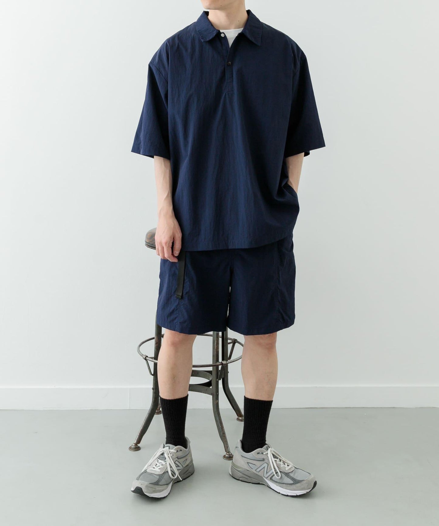 防潑水/易打理/接觸涼感/防紫外線塔斯蘭尼龍按扣POLO衫