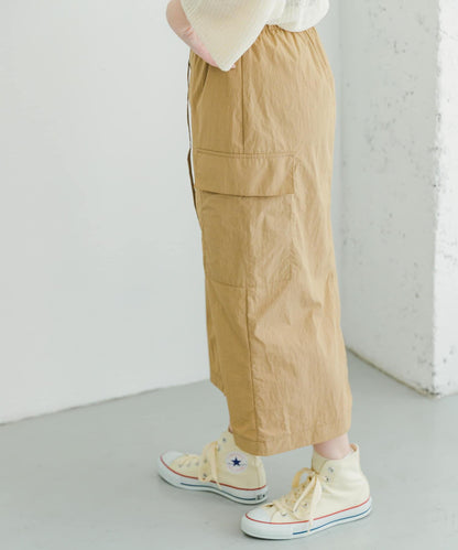 尼龍工裝緊身裙