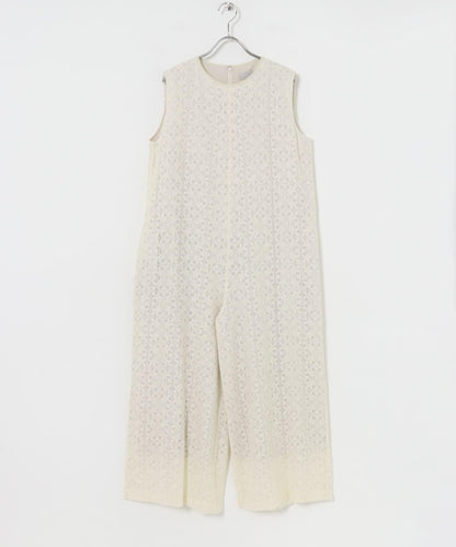 方形蕾絲連體衣