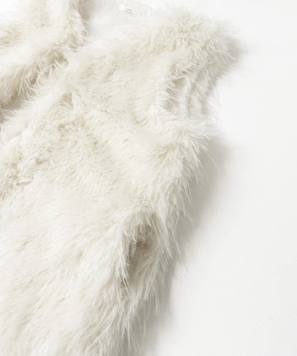 仿皮草馬甲