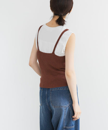 針織吊帶背心