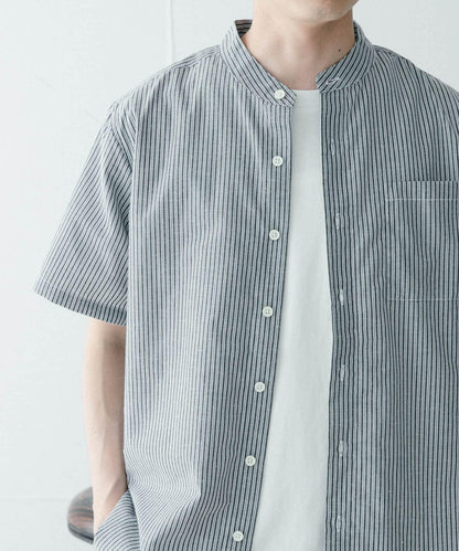 UR TECH Smart Linen Touch高性能亞麻立領襯衫