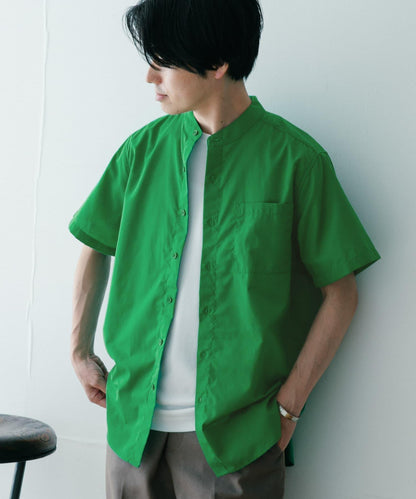 UR TECH Smart Linen Touch高性能亞麻立領襯衫
