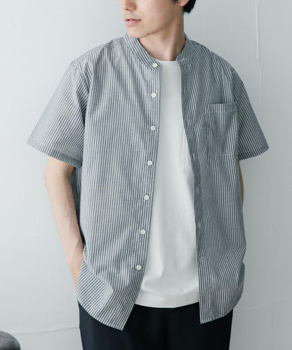 UR TECH Smart Linen Touch高性能亞麻立領襯衫