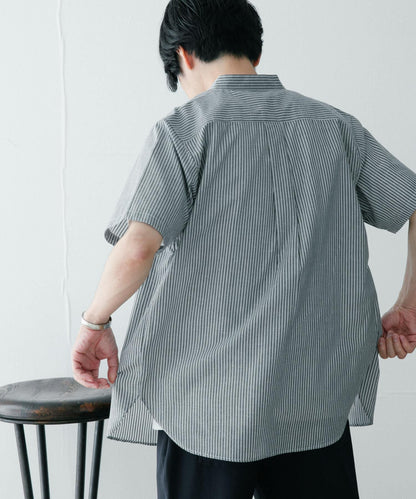 UR TECH Smart Linen Touch高性能亞麻立領襯衫