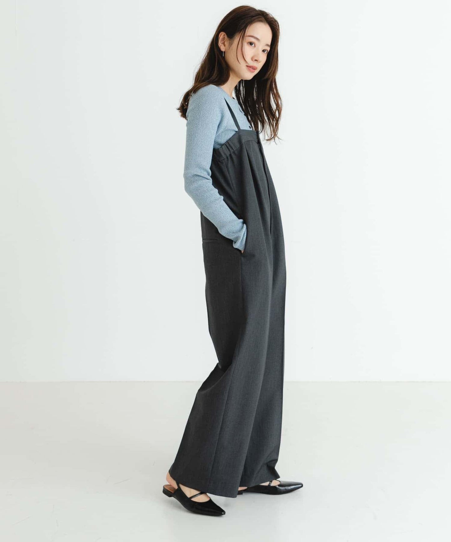 尖頭後繫帶女鞋