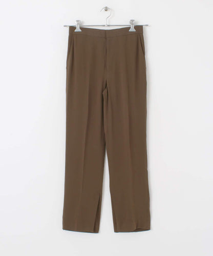緞面直筒長褲