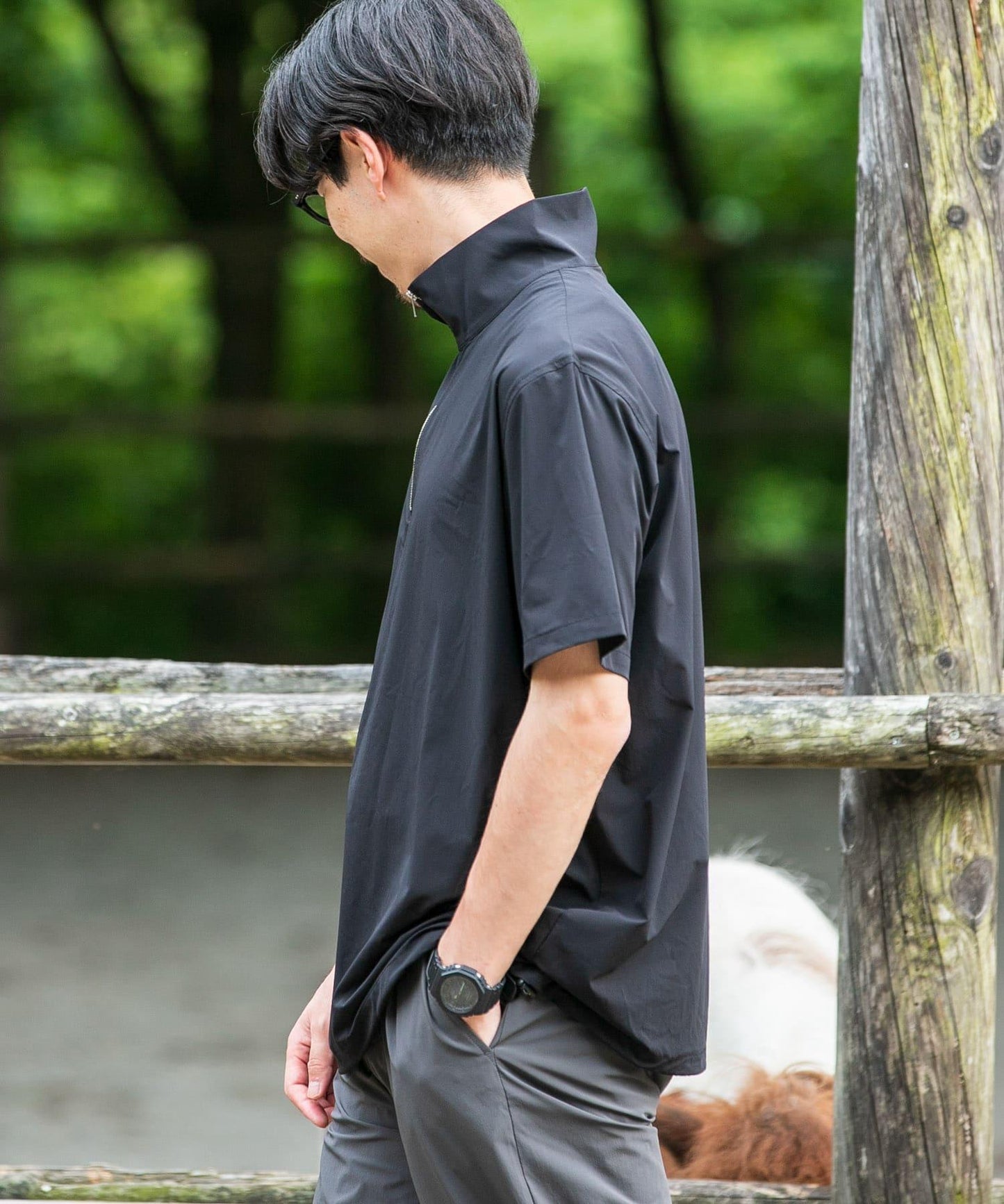 絲滑尼龍半拉鍊多功能上衣