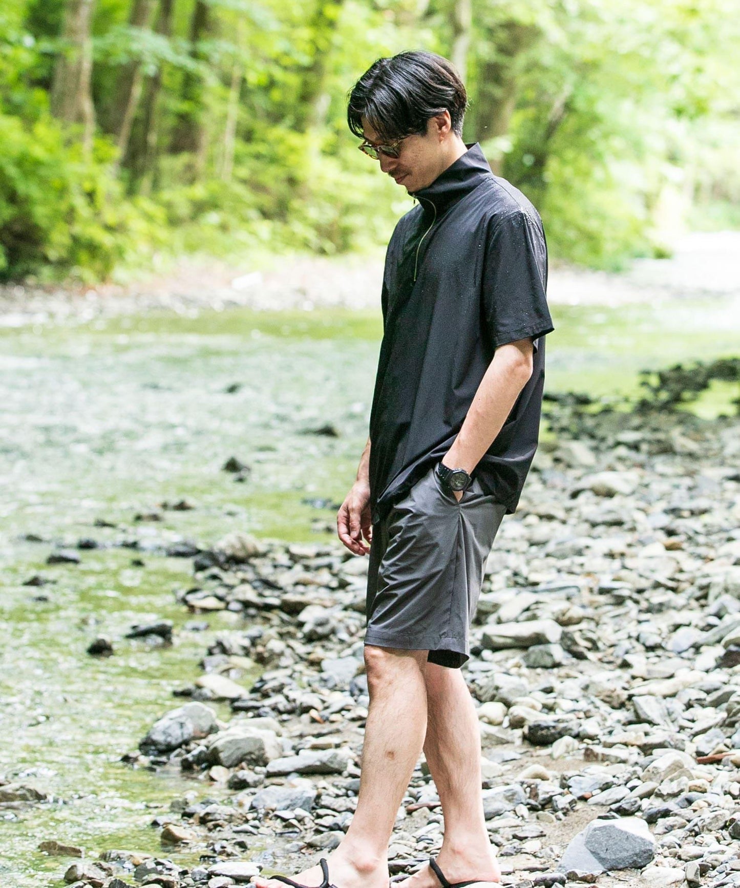 絲滑尼龍多功能短褲