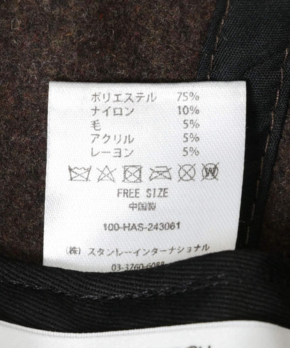 羊毛呢標誌棒球帽