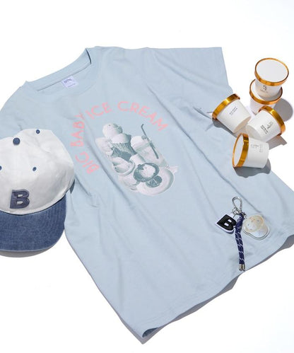 特別款 BIG BABY ICE CREAM 照片印花T恤