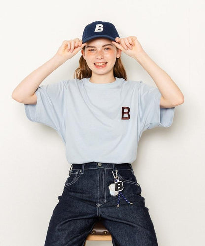 特別B字刺繡T恤