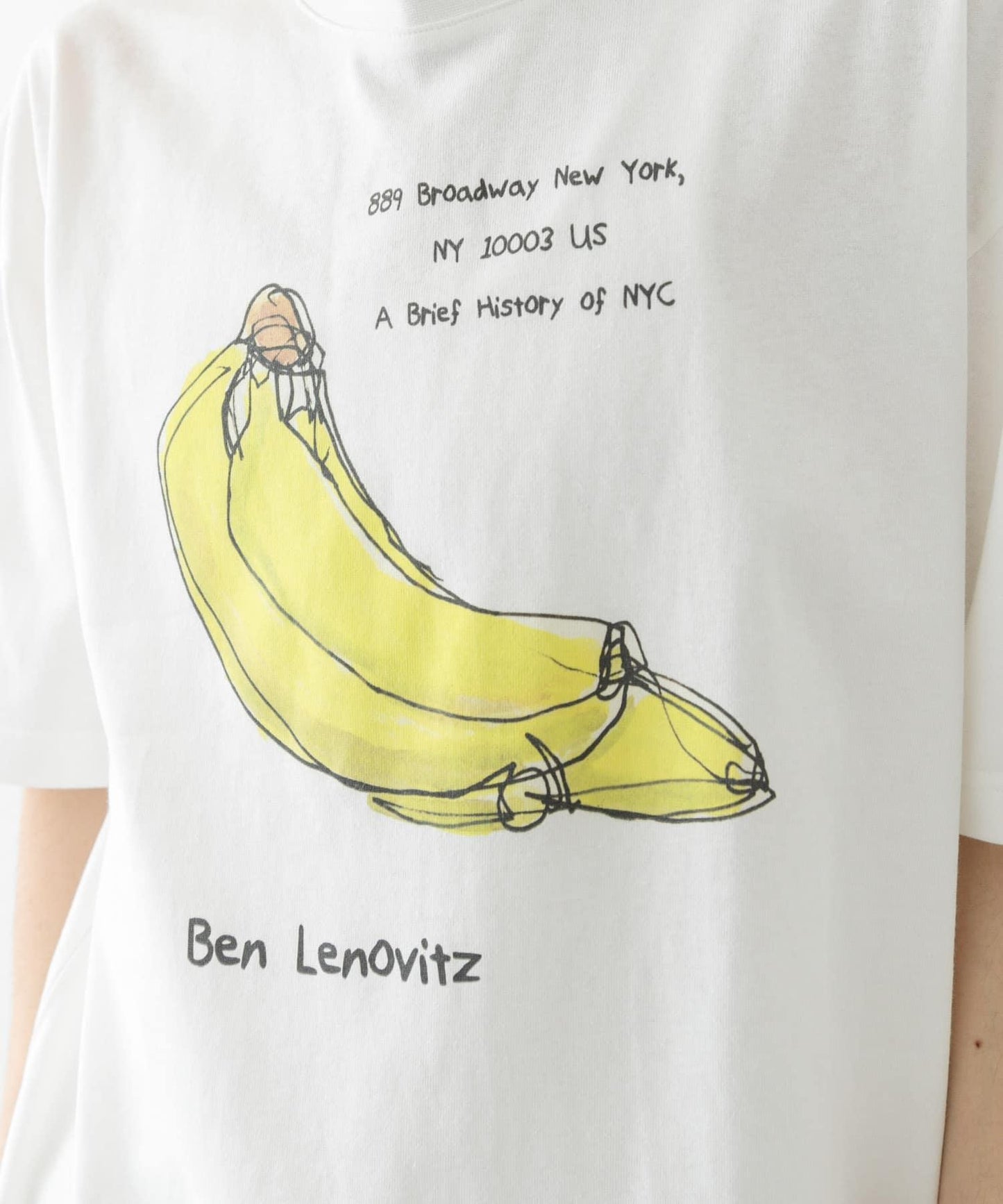 BEN LENOVITZ水果印花T恤