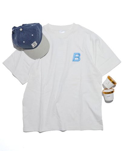 特別B字刺繡T恤