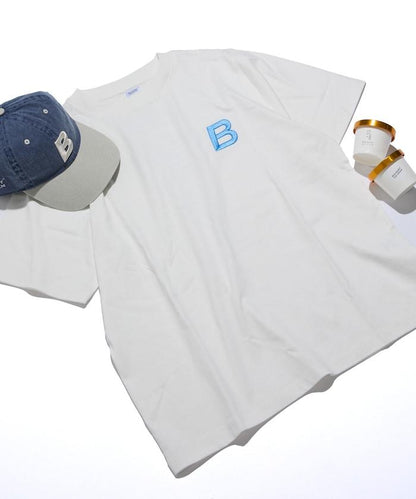 特別B字刺繡T恤