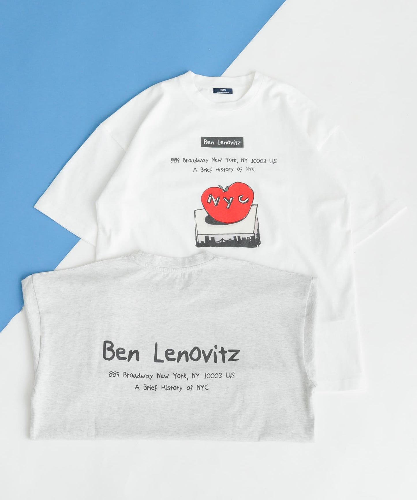 BEN LENOVITZ水果印花T恤