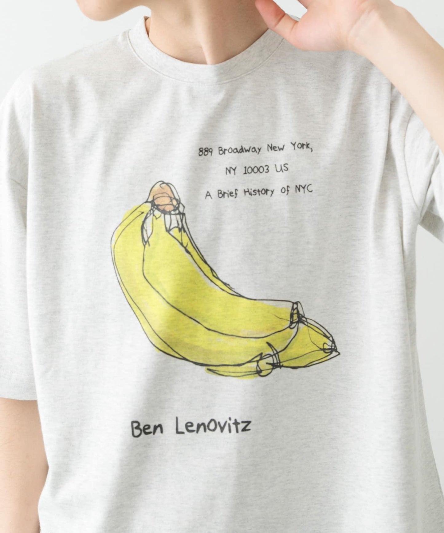 BEN LENOVITZ水果印花T恤