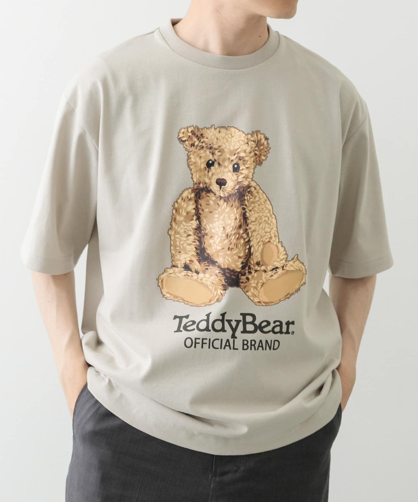 Teddy Bear 圓領印花T恤
