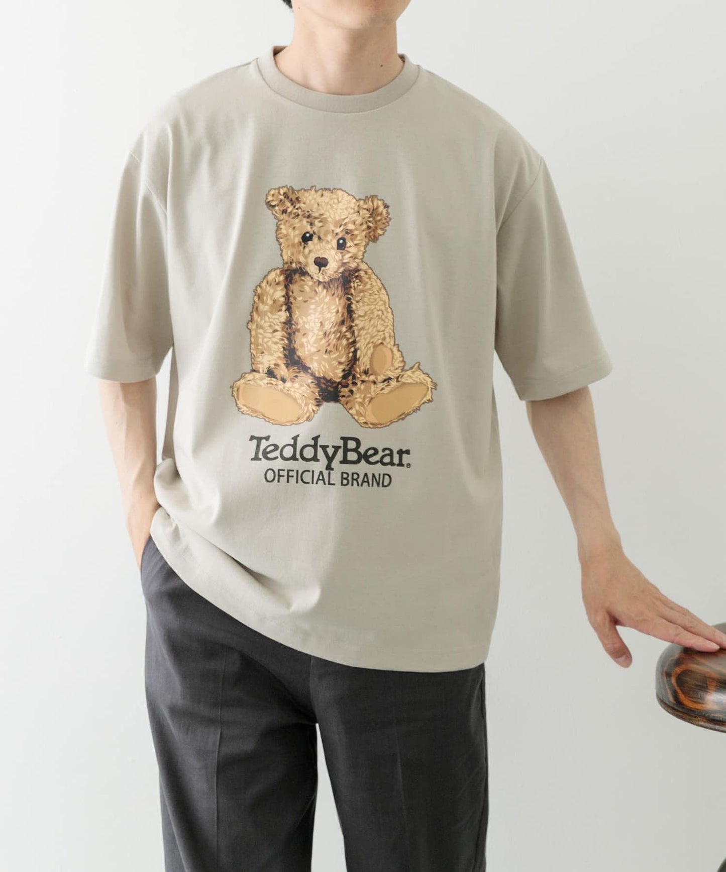 Teddy Bear 圓領印花T恤