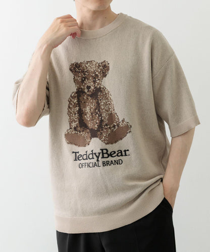 Teddy Bear 圓領夏季針織衫
