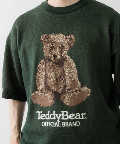 Teddy Bear 圓領夏季針織衫