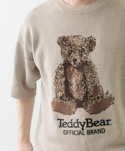 Teddy Bear 圓領夏季針織衫