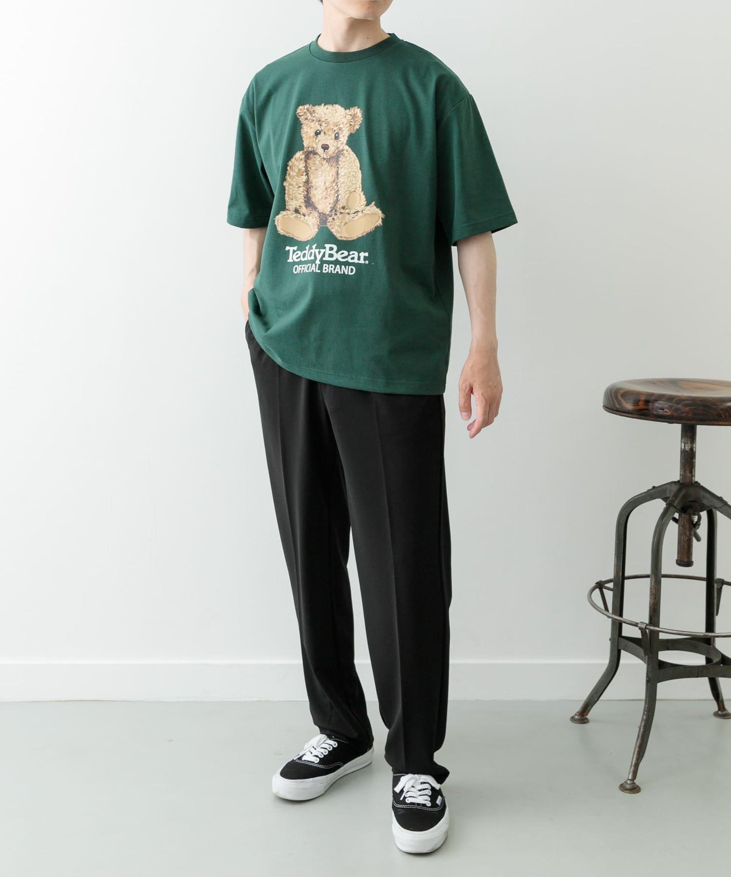 Teddy Bear 圓領印花T恤