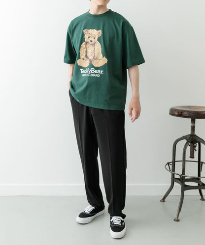 Teddy Bear 圓領印花T恤