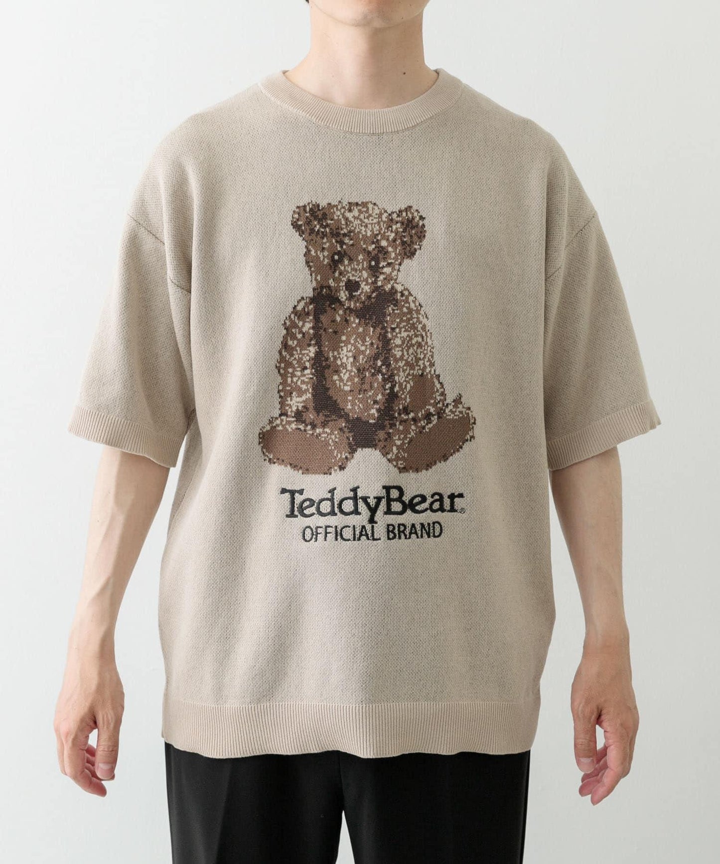 Teddy Bear 圓領夏季針織衫