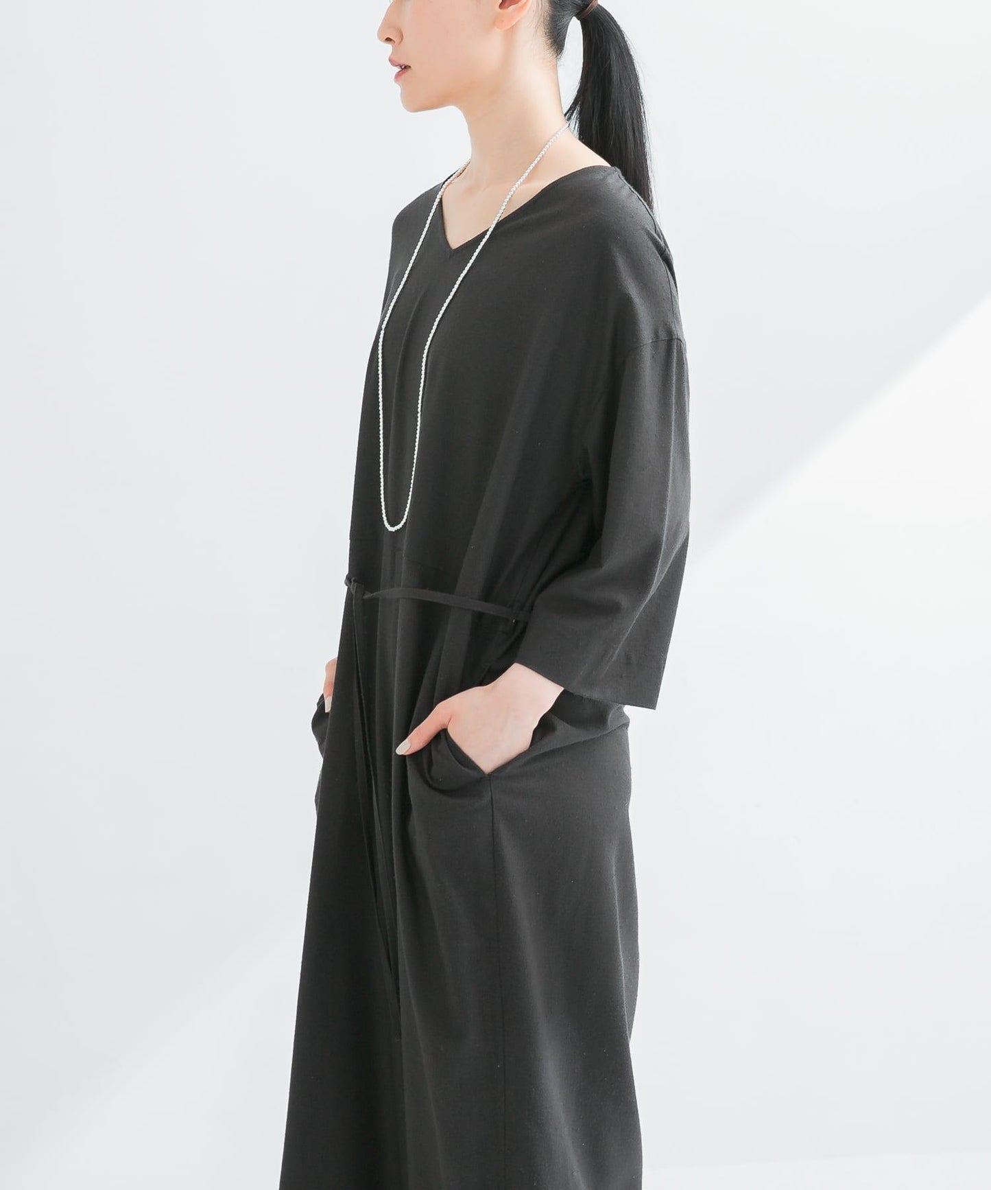 真絲混紡連體褲