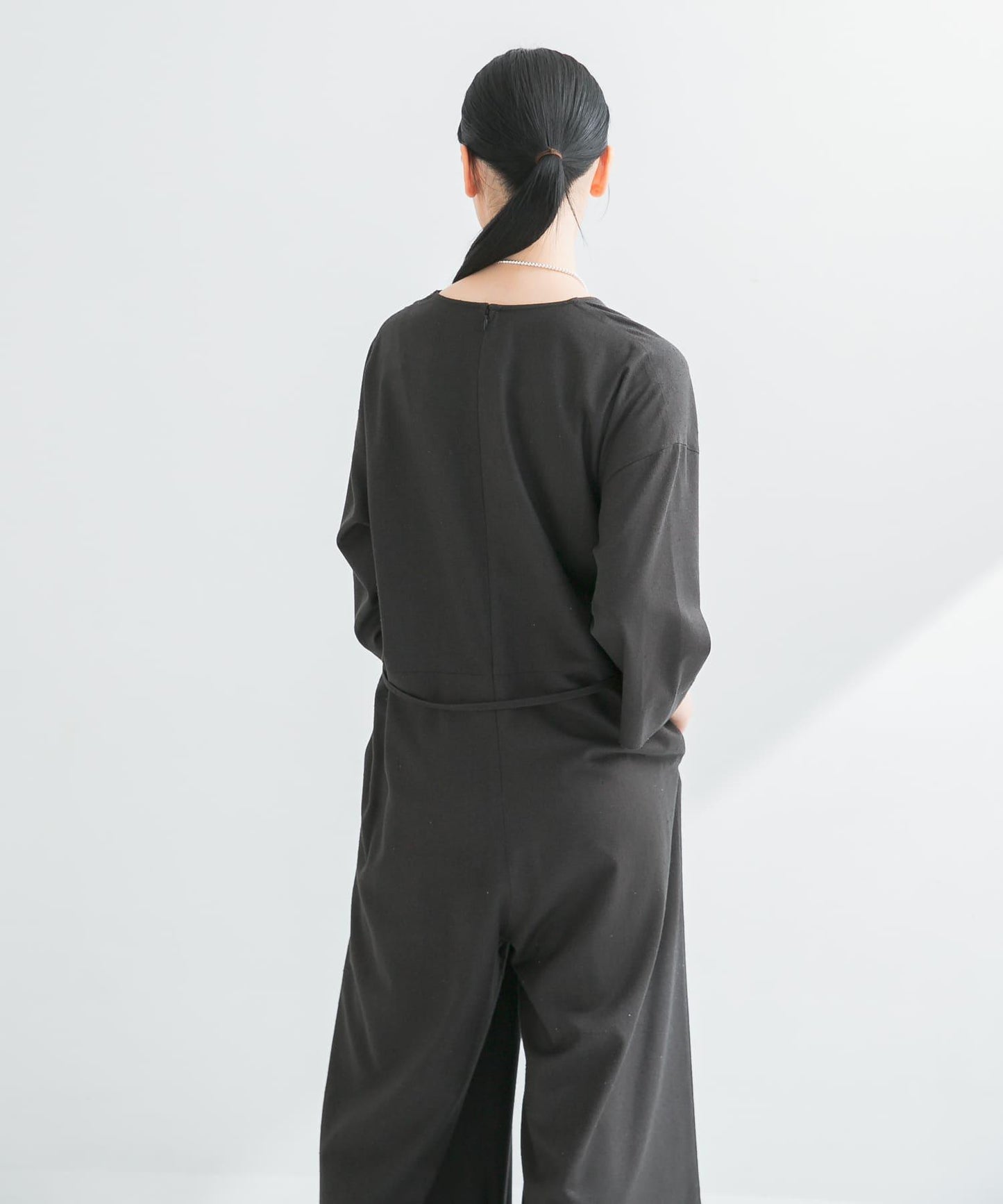 真絲混紡連體褲