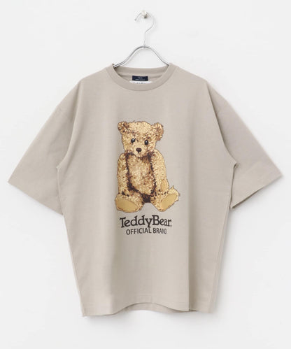 Teddy Bear 圓領印花T恤