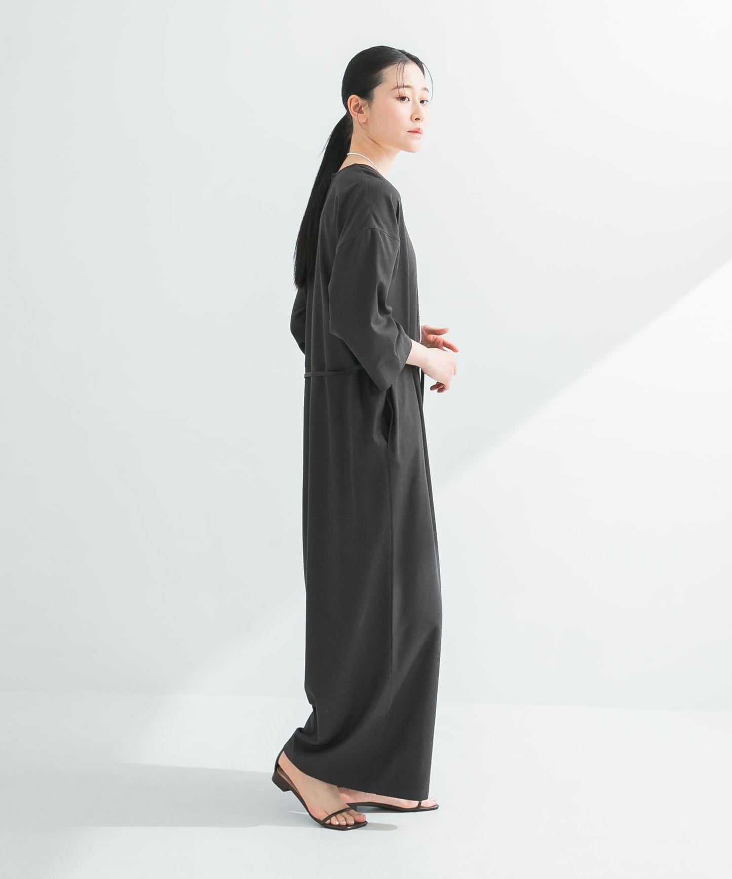 真絲混紡連體褲