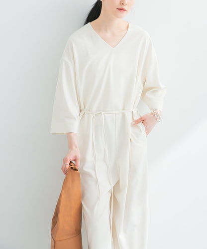 真絲混紡連體褲