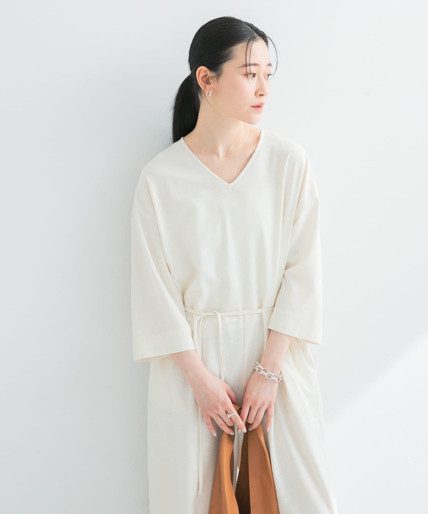 真絲混紡連體褲