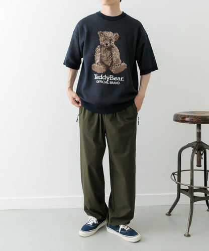Teddy Bear 圓領夏季針織衫