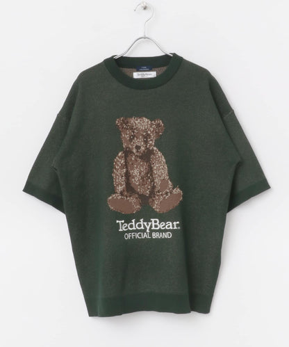Teddy Bear 圓領夏季針織衫