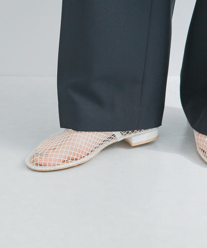 網眼平底鞋