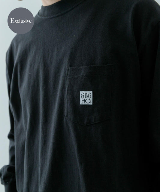 『聯名』GUNGHO×ITEMS 口袋長袖T恤